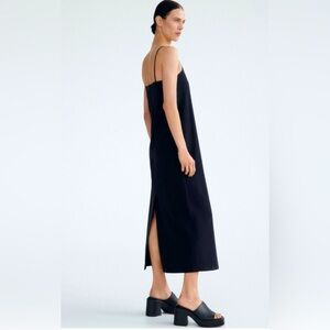 NWT ZARA NAVY LIMITED EDITION STRAPPY DRESS NAVY BLUE - SIZE S